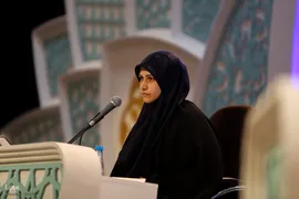 پنجمین شب مسابقات سراسری قرآن در بخش بانوان