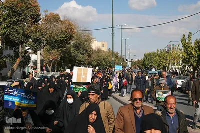 راهپیمایی مردم اصفهان در حمایت از مردم مظلوم فلسطین