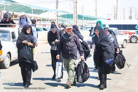 مرز شلمچه در آستانه اربعین