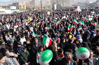 راهپیمایی ۲۲ بهمن شهرستان ملایر