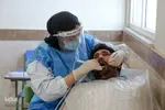 ارائه خدمت رایگان پزشکی در حاشیه شهر مشهد
