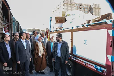 ارسال کمک های مردمی به سیل زدگان استان خوزستان 