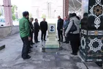 ادای احترام جهادگران دانشگاهی آذربایجان‌شرقی به مقام شامخ شهید آل هاشم و شهدای جنک رمضان