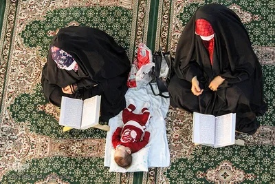 مراسم جز خوانی در حرم حضرت عبدالعظیم حسنی