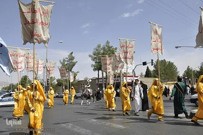 ورود نمادین کاروان حسینی به سرزمین کربلا
