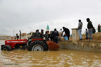 «آق‌قلا» هشت روز زیر آب