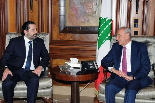 رایزنی حریری با نبیه بری درباره تشکیل کابینه لبنان