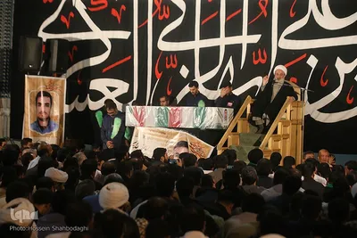 وداع با پیکر طلبه شهید مدافع امنیت مهدی زاهدلویی