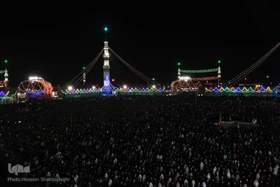 مسجد مقدس جمکران در شب نیمه شعبان