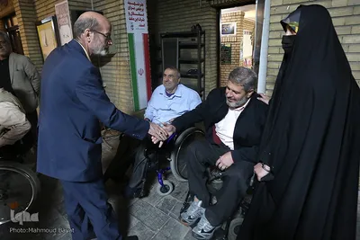 افطار جهادگران دانشگاهی با جانبازان آسایشگاه ثارالله
