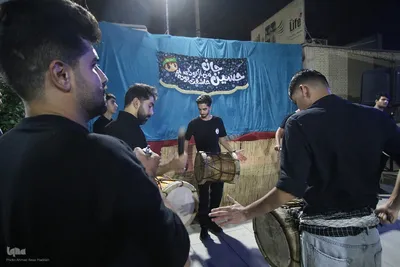 عزاداری شب اربعین در موکب انصارالمهدی(عج) شهرک سعدی شیراز