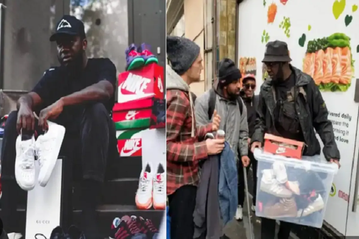 Le sans-abri musulman qui offre 170 chaussures par mois