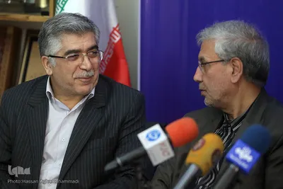  علی ربیعی، وزیر تعاون، کار و رفاه اجتماعی  و حمیدرضا طیبی، رییس جهاد دانشگاهی