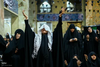 مراسم احیای شب نوزدهم ماه رمضان در مسجد جامع واوان