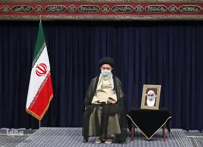 مراسم عزاداری اربعین حسینی با حضور رهبر انقلاب