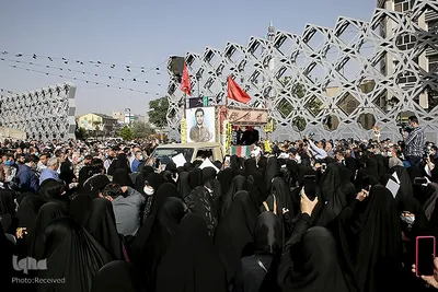 مراسم تشییع پیکر شهید صیاد خدایی