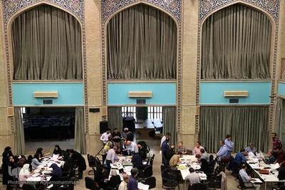 گردهمایی نسخ نویسان و ثلث نویسان ایران اسلامی در حسینیه الزهرا(س)