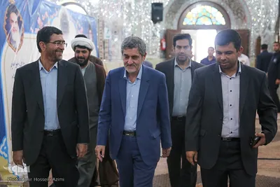 رونمایی از سنگ مزار حرم مطهر سید علاالدین حسین (ع)