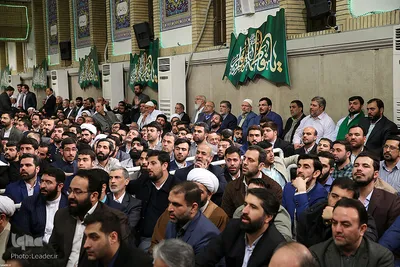 دیدار مداحان اهل‌بیت(ع) با رهبر انقلاب