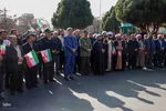 راهپیمایی ضد اسرائیلی و حمایت از پیروزی مقتدرانه جبهه مقاومت در شهرستان اهر