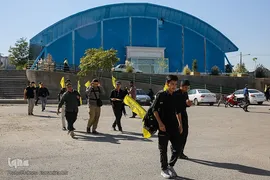 بدرقه کاروان زیارتی دانش‌آموزان خراسانی به کربلا