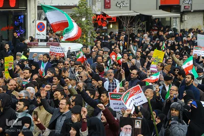 راهپیمایی مردم تهران در حمایت از اقتدار و امنیت کشور