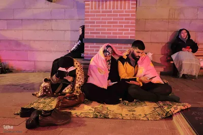مراسم شب قدر در گلزار شهدای وادی رحمت تبریز