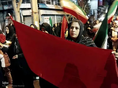 قرار شبانه همدلی مردم اهر در حمایت از مدافعان وطن و بیعت با رهبری در شب عید غدیر خم