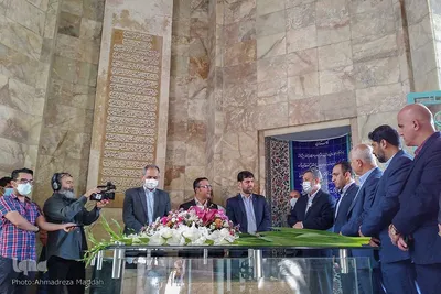 گلباران آرامگاه شیخ «اَجَلّ» سعدی شیرازی‎‎‎‎