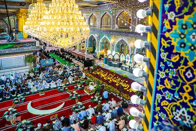 جزء خوانی قرآن حرم حضرت ابوالفضل العباس(ع)