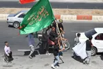 مراسم پیاده‌روی جاماندگان اربعین در شهر یولاگلدی آذربایجان غربی‎