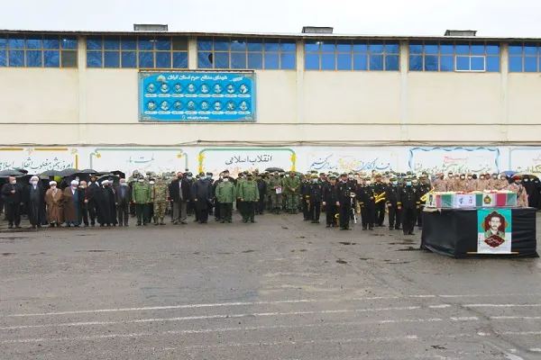 پیکر پاک شهید جاویدالاثر رضا صادقی محبوب در رشت تشییع شد