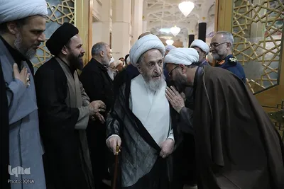 بزرگداشت چهلمین روز شهادت رهبر شهید در حرم حضرت معصومه (س)