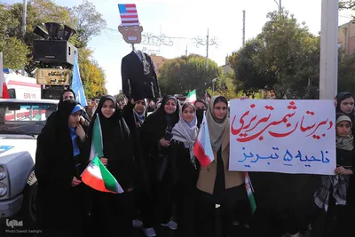 راهپیمایی روز ۱۳ آبان «روز ملی مبارزه با استکبار جهانی» در تبریز