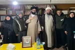 دیدار با خانواده شهید، مادر دو شهید، دو جانباز پیجر و همسرش جانباز جنگ در سوریه است