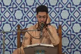 فرازی از تلاوت طه مرصادی در جمع حجاج ایرانی در مدینه منوره + فیلم