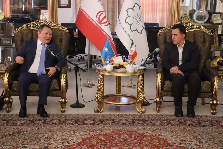 سفیر قزاقستان در ایران، شهردار تبریز سفیر قزاقستان در ایران، شهردار تبریز