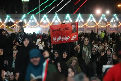 حال و هوای جمکران در شب عید مباهله