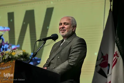 محمدجواد ظریف، وزیر امور خارجه در کنگره ملی الماس‌های درخشان