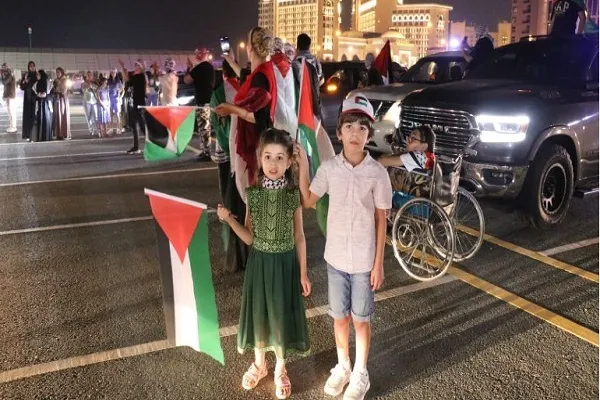 راهپیمایی مردم جهان در همبستگی با ملت فلسطین + عکس