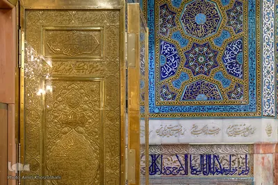 شکوه چشم نواز روضه منوره رضوی

