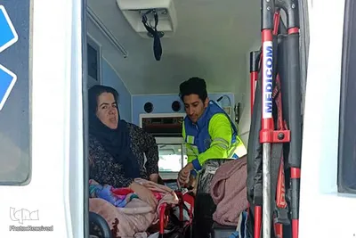 عملیات امدادرسانی اورژانس کردستان به مادران باردار در مناطق صعب العبور روستایی