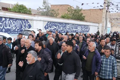 سوگواری اهالی شهرک سعدی در عزای رهبر شهید