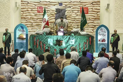 مراسم گراميداشت هفته دفاع مقدس در حرم شاهچراغ(ع)