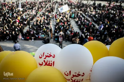 اجتماع دختران انقلاب برای حمایت از حجاب