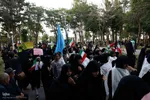 همایش زینبیون و کفن پوشان در محکومیت جنایات آمریکا و اسرائیل