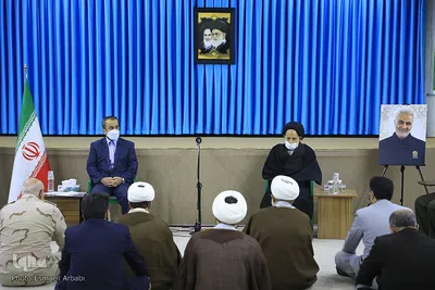 دیدار مسئولان ارشد استان با نماینده ولی فقیه در خراسان‌جنوبی