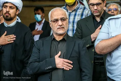 مراسم وداع با هنرمند انقلابی حاج نادر طالب زاده