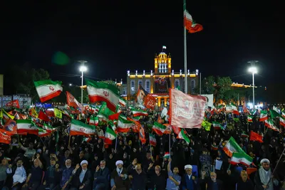 تجمع چهلم تدفین «آقای شهید ایران» در تبریز