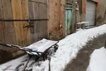 برف زمستانی در اهر